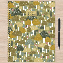 Load image into Gallery viewer, TF Publishing - Paper Goods - 2024 Fungi Large Weekly Monthly Planner
