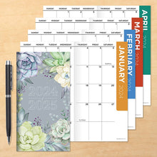 Load image into Gallery viewer, TF Publishing - Paper Goods - 2024-2025 Succulent Small Monthly Pocket Planner
