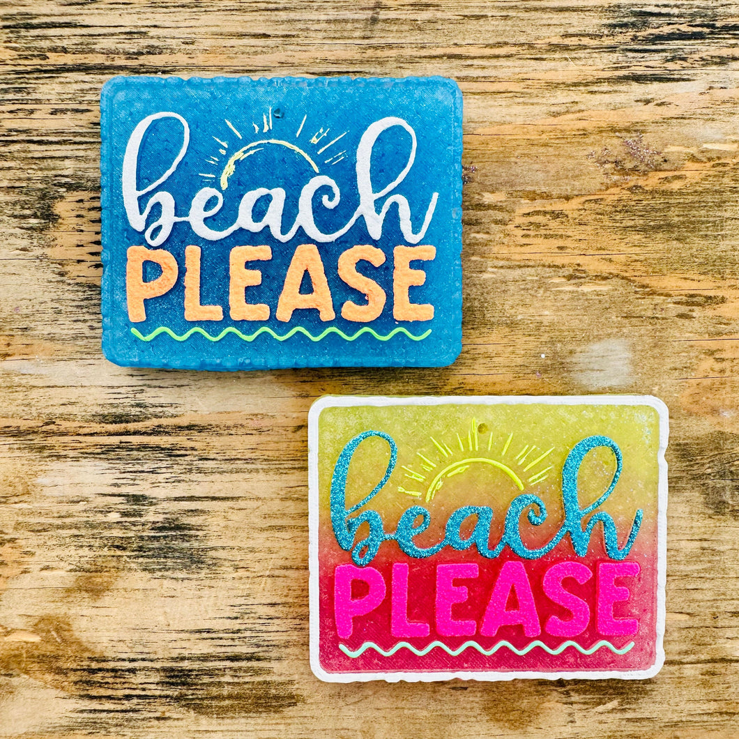 Car Freshie | Summer “Beach Please”