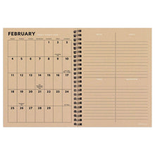 Load image into Gallery viewer, TF Publishing - Paper Goods - 2024 Neutral Plaid Medium Weekly Monthly Planner
