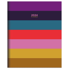 Load image into Gallery viewer, TF Publishing - Paper Goods - 2024 Bali Stripe Large Monthly Planner

