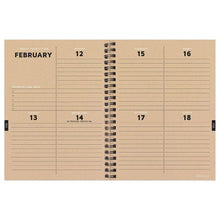 Load image into Gallery viewer, TF Publishing - Paper Goods - 2024 Neutral Plaid Medium Weekly Monthly Planner
