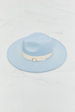Load image into Gallery viewer, Fame Summer Blues Fedora Hat
