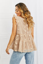 Load image into Gallery viewer, AMOLI Tea Time Full Size Ruffle Sleeve Top
