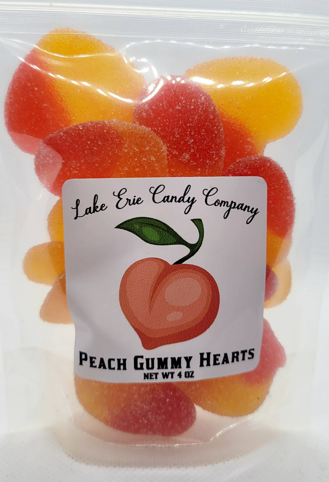 Lake Erie Candy Company - Peach Gummy Hearts
