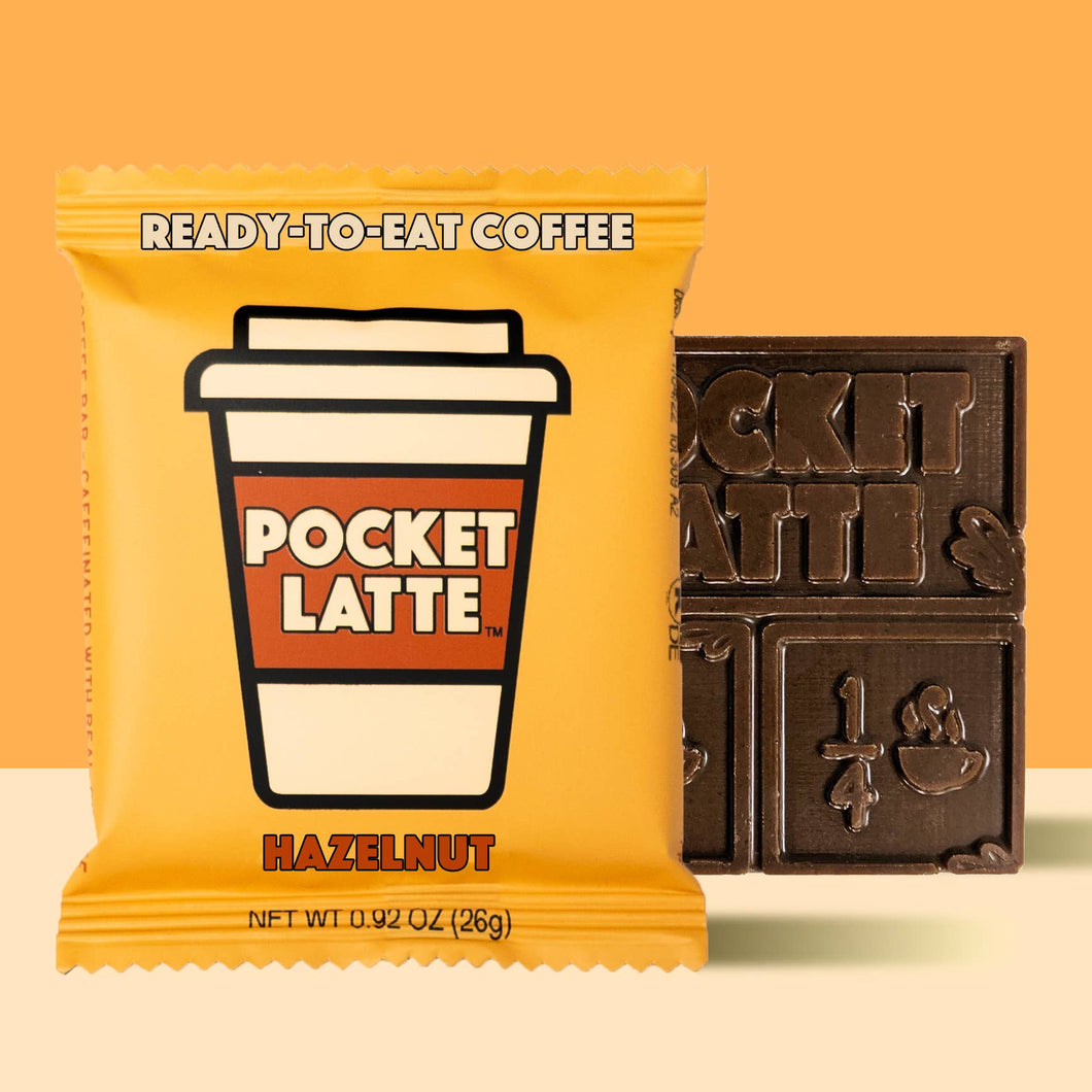 Pocket Latte - Hazelnut - Coffee Chocolate Bar
