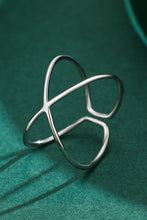 Load image into Gallery viewer, 925 Sterling Silver Crisscross Open Ring
