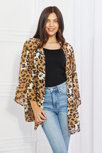 Load image into Gallery viewer, Melody Wild Muse Full Size Animal Print Kimono in Camel
