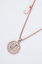 Load image into Gallery viewer, Moissanite A to J Pendant Necklace
