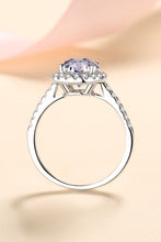 Load image into Gallery viewer, 2 Carat Moissanite 925 Sterling Silver Halo Ring
