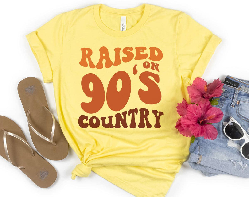 House Of Rodan - Raised On 90's Country - Country Western Music T-Shirt