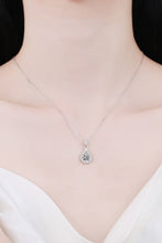 Load image into Gallery viewer, 2 Carat Moissanite Teardrop Pendant 925 Sterling Silver Necklace
