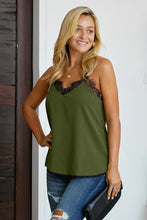 Load image into Gallery viewer, Lace Trim V-Neck Cami
