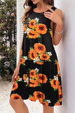Load image into Gallery viewer, Printed Round Neck Sleeveless Dress
