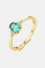 Load image into Gallery viewer, Zircon 925 Sterling Silver Ring
