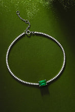 Load image into Gallery viewer, 1 Carat Lab-Grown Emerald Bracelet
