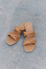 Load image into Gallery viewer, Qupid Summertime Fine Double Strap Twist Sandals
