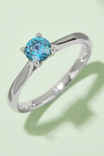 Load image into Gallery viewer, Moissanite Contrast 925 Sterling Silver Solitaire Ring
