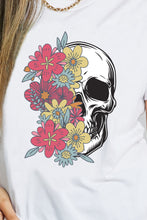 Load image into Gallery viewer, Simply Love Full Size Skull Graphic Cotton T-Shirt
