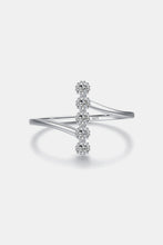 Load image into Gallery viewer, 925 Sterling Silver Five Zircon Stones Ring
