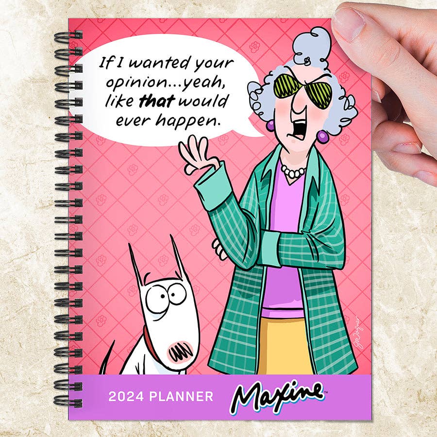 TF Publishing - Paper Goods - 2024 Maxine Medium Weekly Monthly Planner