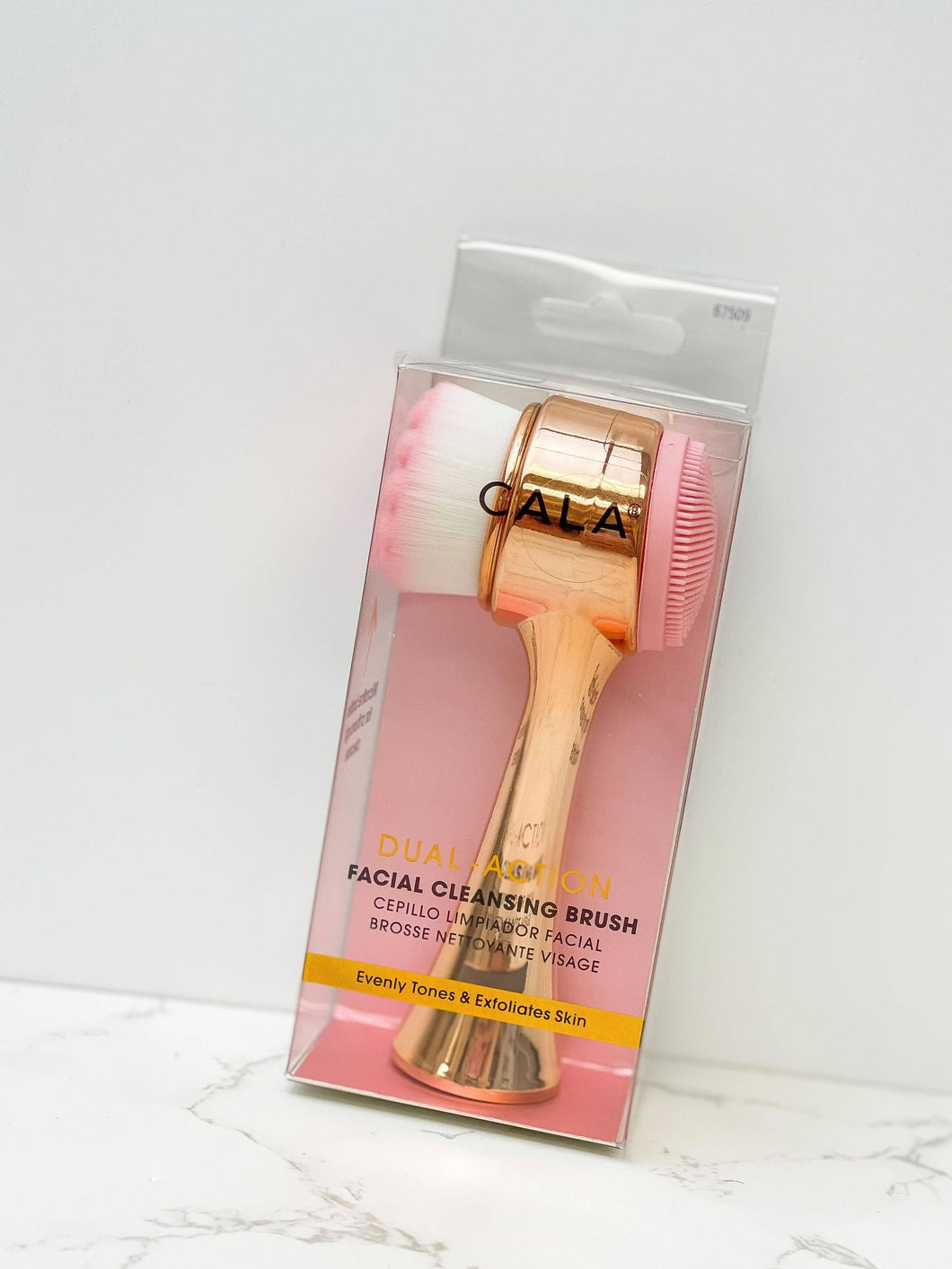 Dual Action Facial Cleansing Brush - Rose Gold