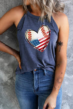 Load image into Gallery viewer, US Flag Heart Graphic Tank
