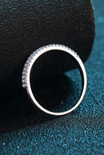 Load image into Gallery viewer, Moissanite 925 Sterling Silver Half-Eternity Ring
