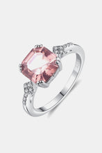 Load image into Gallery viewer, Morganite 925 Sterling Silver Ring
