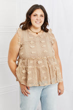 Load image into Gallery viewer, AMOLI Tea Time Full Size Ruffle Sleeve Top
