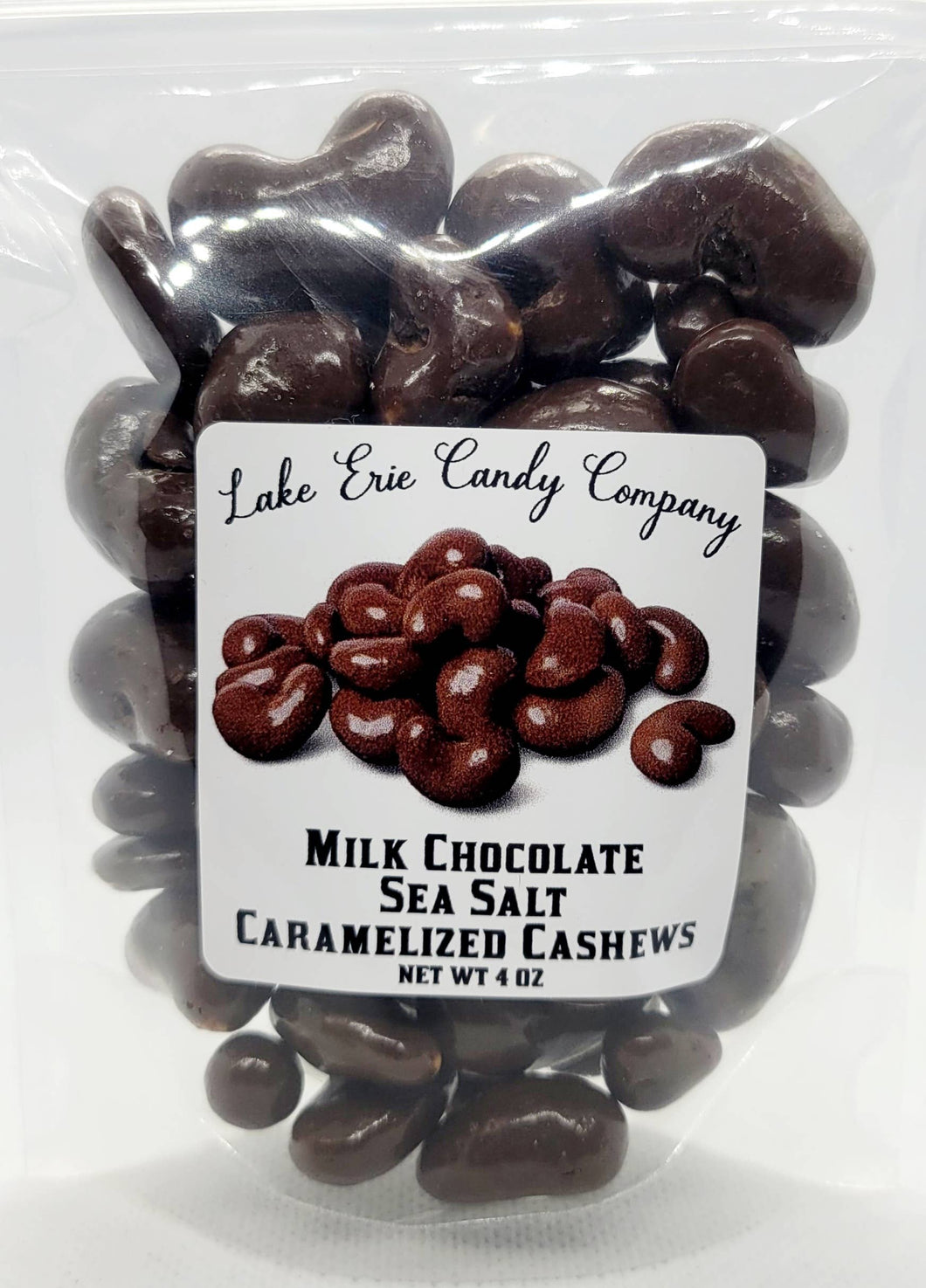 Lake Erie Candy Company - Milk Chocolate Sea Salt Caramelized Cashews