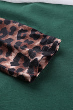 Load image into Gallery viewer, Leopard Color Block Open Front Longline Cardigan
