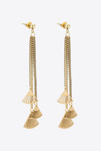 Load image into Gallery viewer, 18K Gold Plated Stainless Steel Fringe Earrings
