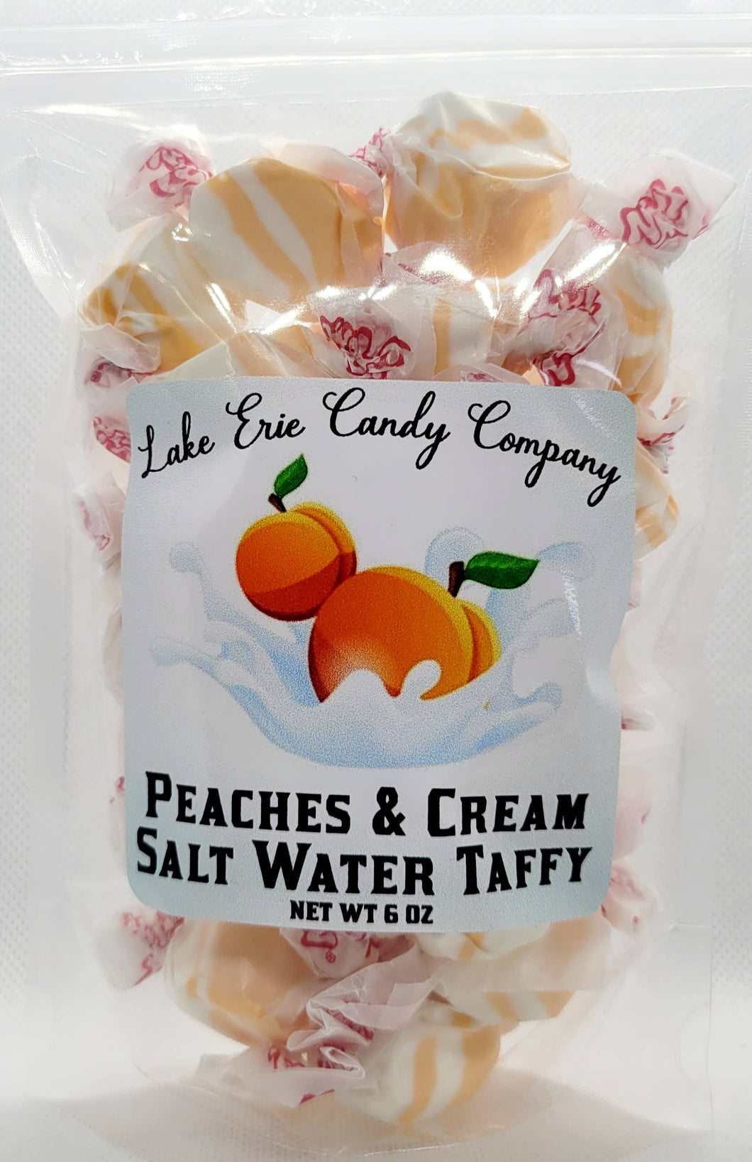 Lake Erie Candy Company - Peaches & Cream Salt Water Taffy