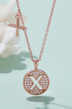 Load image into Gallery viewer, Moissanite U to Z Pendant Necklace
